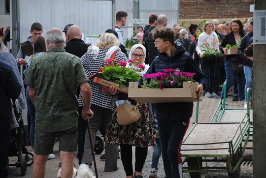 Marché aux fleurs - Portes ouvertes du lycée horticole - Mai 2023